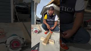 Cómo sacar un ángulo shortvideo contruccion carpintero woodworking diy [upl. by Carter]