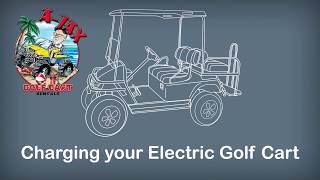 How to charge an electric golf cart [upl. by Ecinom]