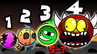 Geometry Dash ALL PHASES  Fire In The Hole BREEZY UPDATE  Lobotomy Geometry Dash 22 [upl. by Akamahs]