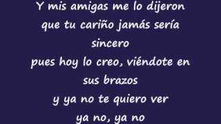 Dulce Maria Ya no LYRICS letra [upl. by Ramsay]