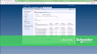 Configuring Clearing Events in APC Network Management Card NMC1  Schneider Electric Support [upl. by Ennaear681]