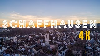 Schaffhausen in 4K  Switzerland  Drone [upl. by Penney]