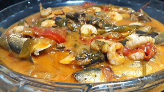 MOQUECA DE SARDINHA NA PANELA DE PRESSÃO  Receitas da Tati [upl. by Spillihp]