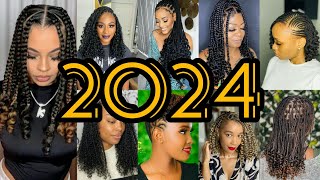 🔥💖 Hottest braids hairstyles for black women  Braids Hairstyles with curls  Braids Hairstyles [upl. by Dilahk]