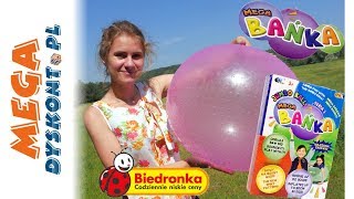 MEGA BAŃKA 🎈 Jumbo Ball 🔮 Zabawki z BIEDRONKI 🐞 [upl. by Ingrim]