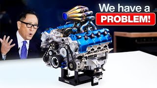 What Happened To Toyota’s Hydrogen V8 Engine [upl. by Esylla]