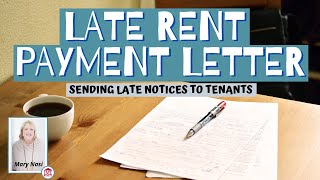 Late Rent Payment Letter [upl. by Peltier]