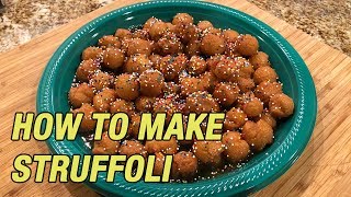 How to Make Nannys Recipe for Struffoli  Italian Honey Balls [upl. by Benedetto]