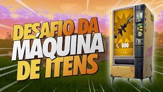 DESAFIO MÁQUINA DE VENDAS  FORTNITE [upl. by Gaelan]