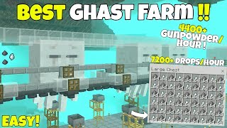 Best 119 Ghast Farm Tutorial In Minecraft  MCPE  Minecraft Bedrock  Xbox  PS4  PC Justcraft [upl. by Dlopoel]