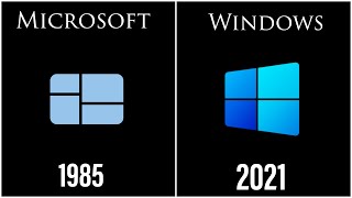 Evolution Of Windows Operating System 1985  2021 [upl. by Alaik410]