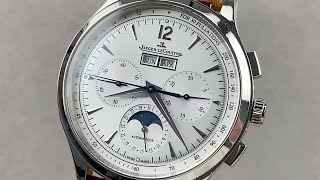 JaegerLeCoultre Master Control Chronograph Calendar Q4138420 JaegerLeCoultre Watch Review [upl. by Morley36]