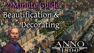 Anno 1800 Beauty Building and Decorating Tips and Tricks [upl. by Juback]