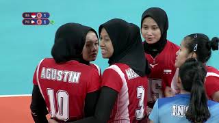 SEA Games 2019 Philippines VS Indonesia Womens Division  Volleyball [upl. by Sinnej]