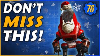 Build your FREE Santatron Now in Fallout 76  This is WHY [upl. by Eneleahs]