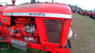 1968 Nuffield 465 38 Litre 4Cyl Diesel Tractor 65 HP [upl. by Garek]