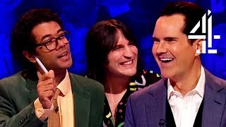 Richard Ayoade and Noel Fielding Keep DERAILING the Show  Big Fat Quiz 2019 [upl. by Inihor869]