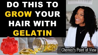 3 EFFECTIVE WAYS TO USE GELATIN FOR HAIR GROWTH [upl. by Aela]