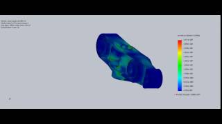 FEA SolidWorks simulation [upl. by Najram]