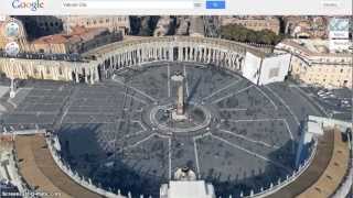 Why Vatican City is destroyed in google earth [upl. by Ayekehs]