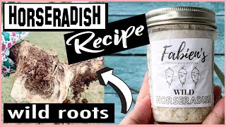 HORSERADISH ROOTS  EASY RECIPE  BEST Sauce  4 Ingredients [upl. by Atirak]