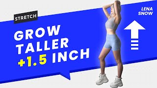 Best Stretches to GROW TALLER  10 Min Workout to Increase Height amp Fix Hunchback at Home [upl. by Neuburger]