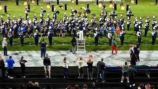 Bartlett Marching Hawks and the Eastview Middle School Band  Halftime Show  September 15 2023 [upl. by Yaya]