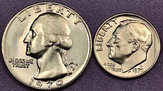 1970 US Thin Quarter Values Worth Anything [upl. by Treat]