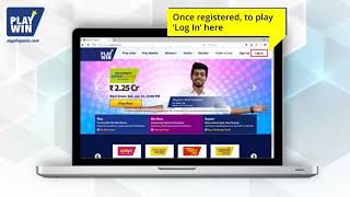 How to Register on Playwin website amp mobile app [upl. by Eirek]
