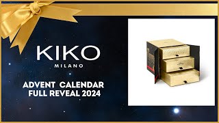 KIKO MILANO ADVENT CALENDAR REVEAL 2024 [upl. by Les]