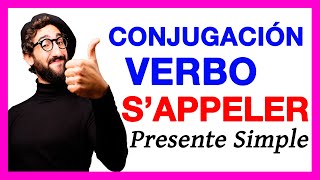 Verbo SAPPELER en FRANCES  PRESENTE 🚀 El verbo LLAMARSE conjugado en FRANCES  pronunciación [upl. by Neliac9]