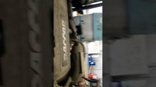 Valve adjustment in a paccar engine PART 1 [upl. by Regnij]