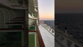 Deck 7 Balcony View on Brilliance of the Seas [upl. by Refiffej124]