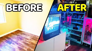 We built our DREAM RETRO game room 🤯 [upl. by Placia]