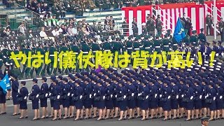 やはり特別儀仗隊は背が高い！陸上自衛隊 第302保安警務中隊 特別儀仗隊 [upl. by Llednil]