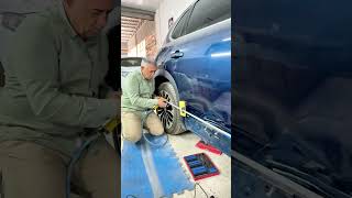 Boyasız göçük düzeltme automobile detailwork satisfying detailes shortvideos detailing [upl. by Oicangi]