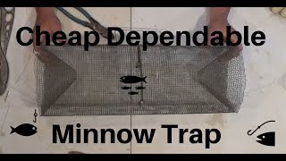 How To Build A Minnow Trap [upl. by Nywles437]