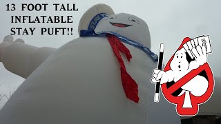 Ghostbusters 13ft Inflatable Stay Puft Marshmallow Man Review [upl. by Ruben223]