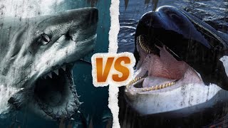 GRAND REQUIN BLANC vs ORQUE ft Argonaute plongée [upl. by Alul]