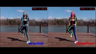 Human Pose Estimation Comparison  wrnchAI vs OpenPose [upl. by Faires975]