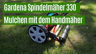 Gardena Classic Spindelmäher 330 Test [upl. by Yerg]