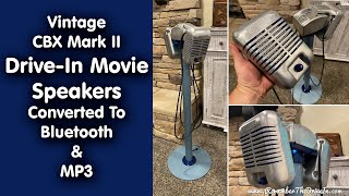 Old DriveIn Movie Speakers Converted to Bluetooth and MP3 [upl. by Sekoorb]