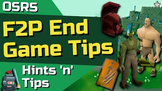 OSRS Top 10 F2P Endgame Tips  OSRS Gameplay Guide For F2P [upl. by Zere582]