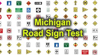 Michigan Road Sign Identification Test [upl. by Anait92]