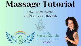 Massage Tutorial  Lomi Lomi Nui Vorbereitung Einölen [upl. by Hussar59]