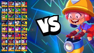 Jacky 1v1 vs EVERY Brawler  The New TANK KILLER [upl. by Gnaw]