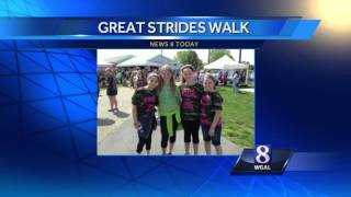 Walkers raise more than 100000 to fight cystic fibrosis [upl. by Julia]