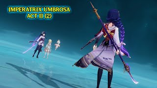 Raiden Shogun Story Quest 2  Imperatrix Umbrosa ACT 2  JP DUB 4K 60fps [upl. by Eileek]