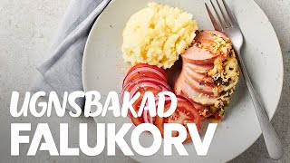 Godaste ugnsbakade falukorven med bostongurka och tomat [upl. by Letsirk]