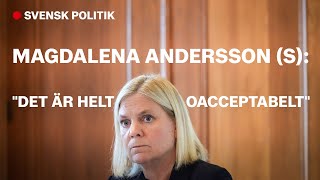 Andersson om Socialdemokraternas lotteri [upl. by Tiernan]